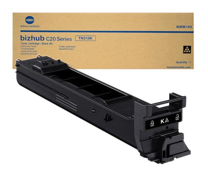 Заправка картриджа Konica Minolta TN318K для bizhub C20.