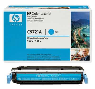 Заправка картриджа HP C9721A C для LaserJet 4600, 4610, 4650