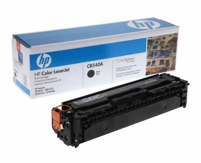 Заправка картриджа HP CB540A BK для Color LaserJet CM1312, CP1215, CP1515, CP1518