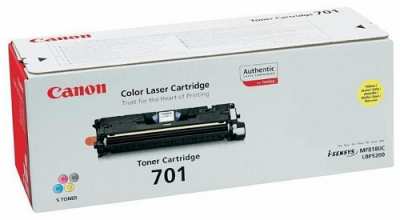 Заправка картриджа Canon 701Y для LBP-5200