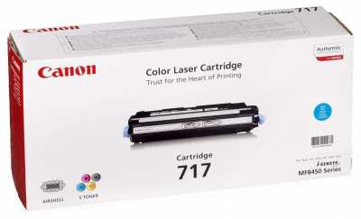 Заправка картриджа Canon 717C для MF-8450, 9130, 9170