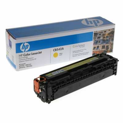 Заправка картриджа HP CB542A Y для Color LaserJet CM1312, CP1215, CP1515, CP1518