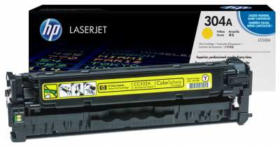 Заправка картриджа HP CC532A Y для Color LaserJet CM2320, CP2025
